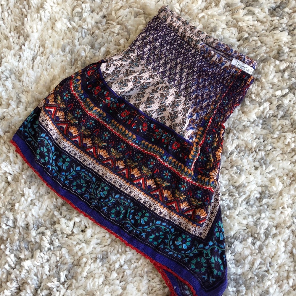 Patrons of peace smocked high waisted shorts